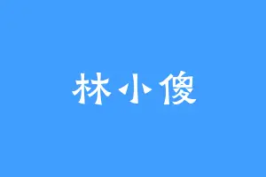 林小傻