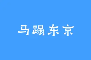 马蹋东京