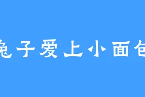 兔子爱上小面包
