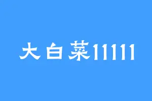 大白菜11111