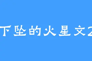 下坠的火星文2