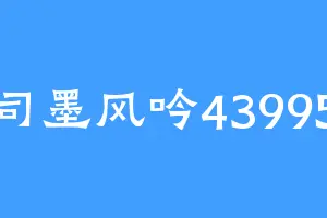 司墨风吟43995