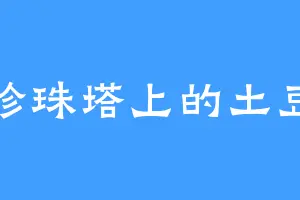 珍珠塔上的土豆