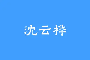 沈云桦