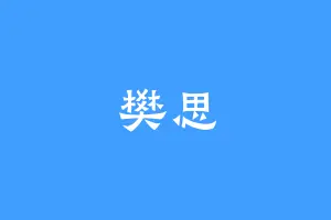 樊思