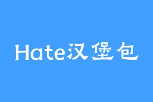 Hate汉堡包