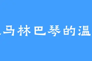 喜欢马林巴琴的温公子