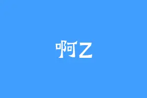 啊Z