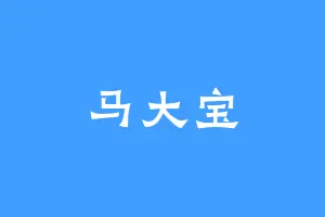 马大宝
