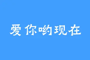 爱你哟现在