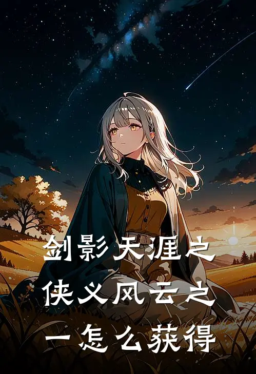 剑影天涯之侠义风云之一怎么获得